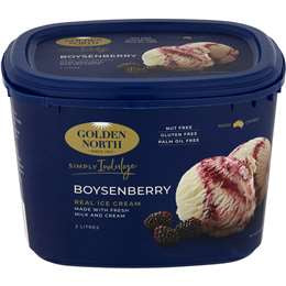 Golden North Ice Cream Boysenberry 2L