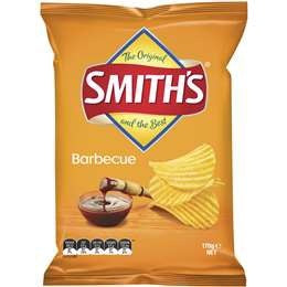 Smiths Chips Crinkle Cut BBQ 170g