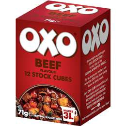 OXO Stock Cubes Beef 12pk