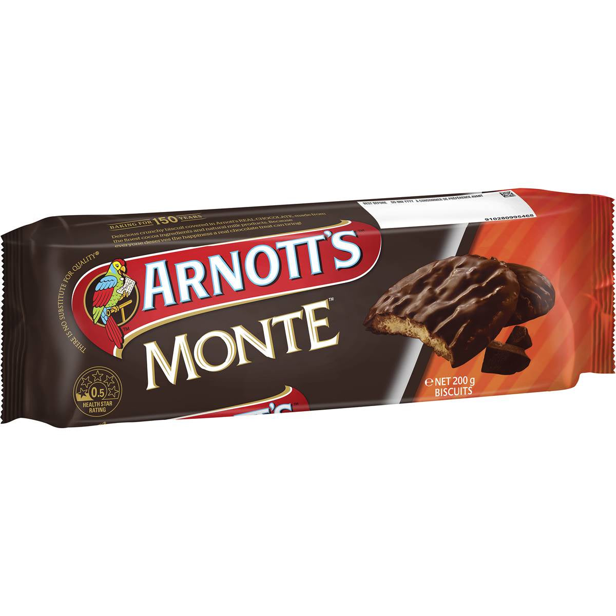 Arnotts Monte Chocolate Biscuits 200g