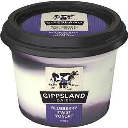 Gippsland Yoghurt Blueberry Twist 720g