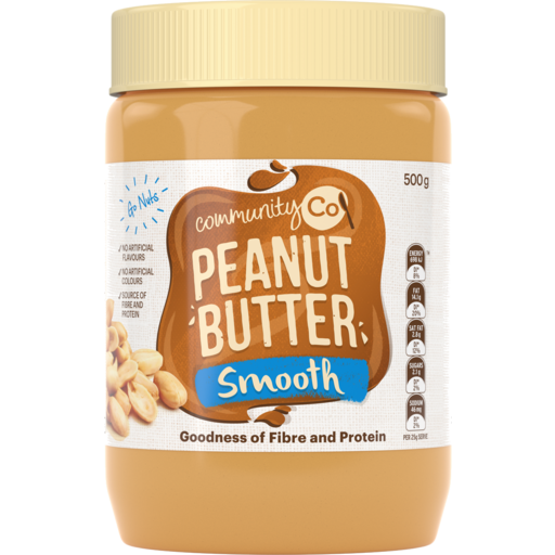 Community Co Peanut Butter Smooth 500g
