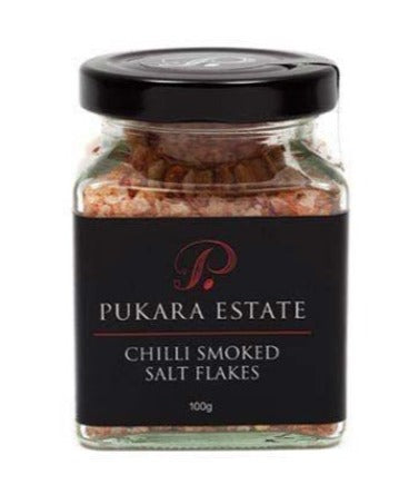 Pukara Estate Salt Flakes Chilli Smoked 100g