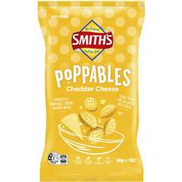 Smiths Poppables Potato Snacks Cheddar Cheese 90g