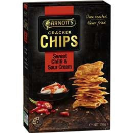 Arnotts Cracker Chips Sweet Chilli & Sour Cream 150g