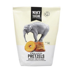 Macy and Tailor Pressed Pretzel Honey Mustard 180g
