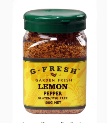 GFresh Lemon Pepper 100g