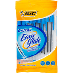 Bic Cristal Easy Glide Blue Ballpoint Pen 10pk