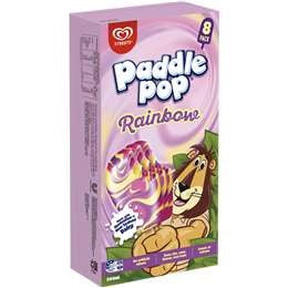 Streets Paddle Pop Rainbow 8pk