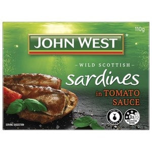 John West Sardines in Tomato Sauce 110g