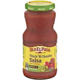 Old El Paso Salsa Thick N Chunky Mild 375g