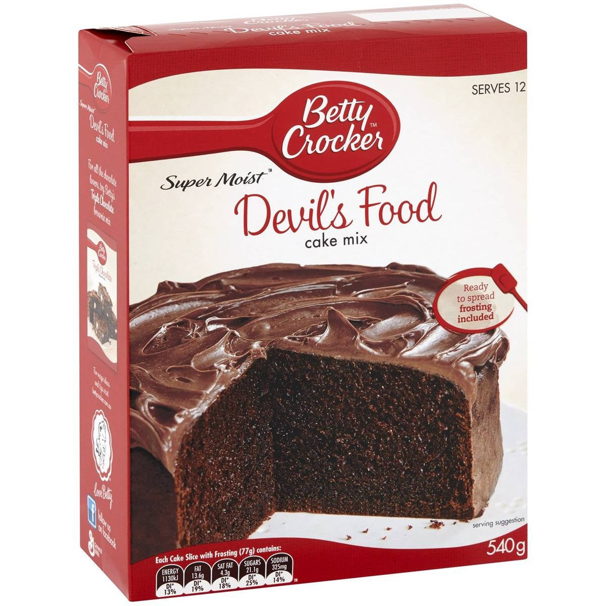 Betty Crocker Devils Food Cake Mix 500g