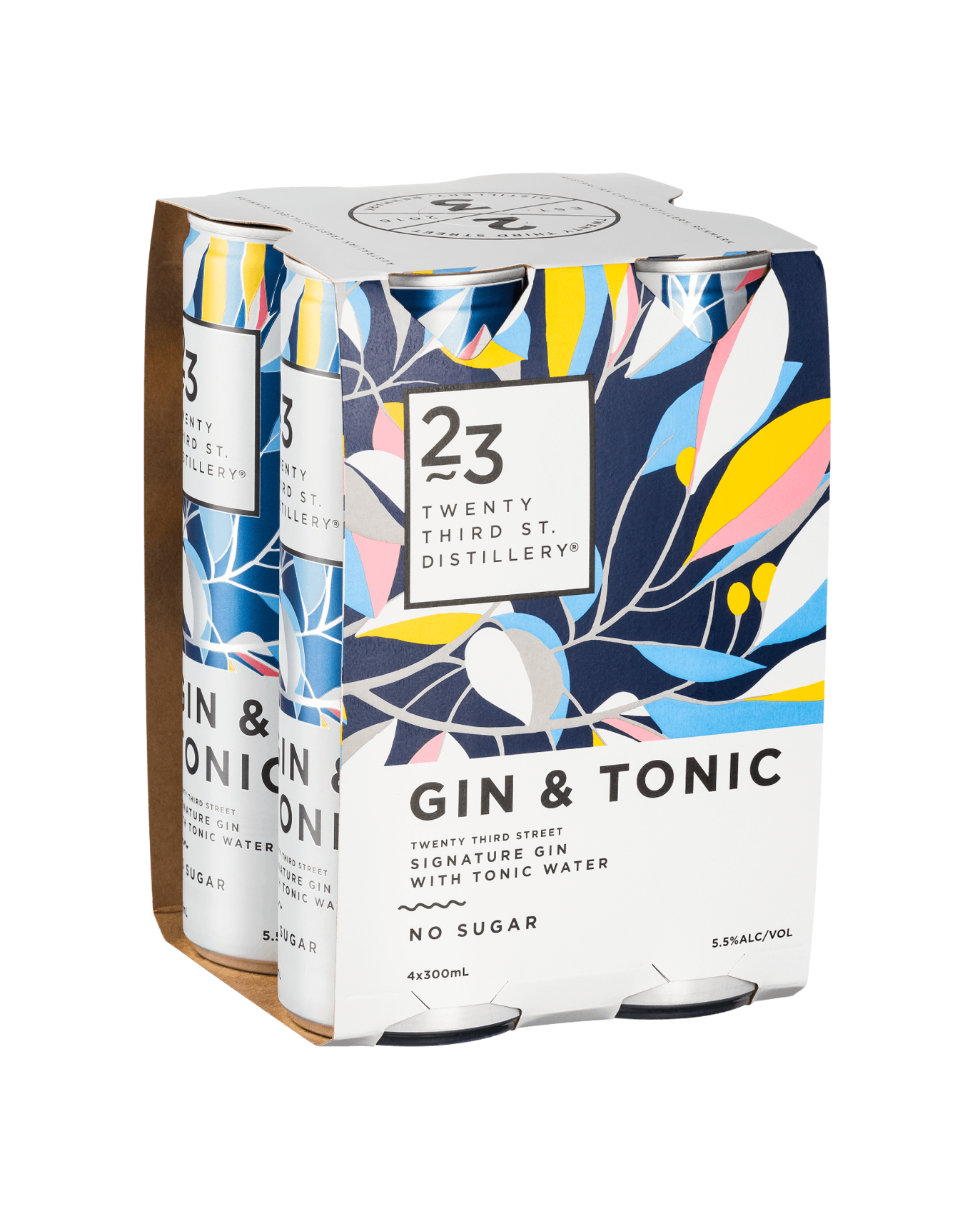 23rd Street Signature Gin & Tonic Non Alcoholic 300ml x 4pk