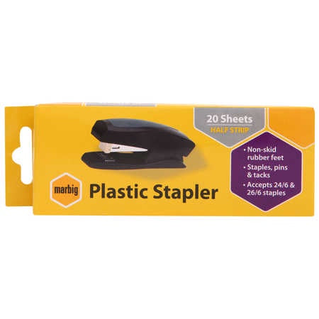 Marbig Stapler with Plastic Strip