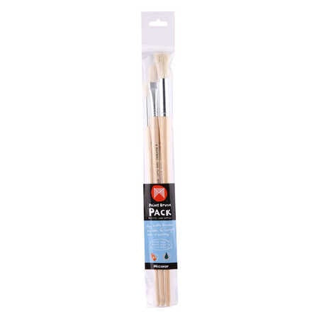 Micador Craft Paint Brush  3pk