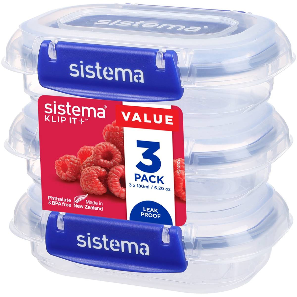 Sistema Klip It Containers 180ml 3pk