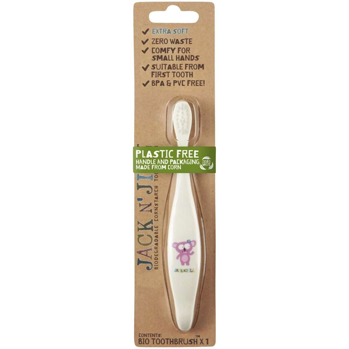 Jack N Jill Toothbrush Koala Biodegradable 1pk