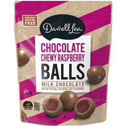 Darrell Lea Chocolate Chewy Raspberry Balls 160g