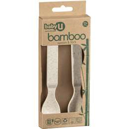Baby U Bamboo Spoon & Fork