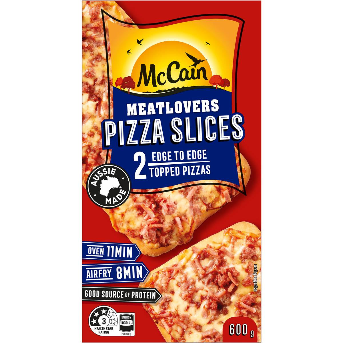 McCain Pizza Slice Meatlovers 600g