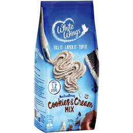 White Wings Cookies & Cream Mix 250g