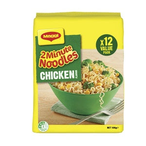Maggi 2 Minute Noodles Chicken 12pk