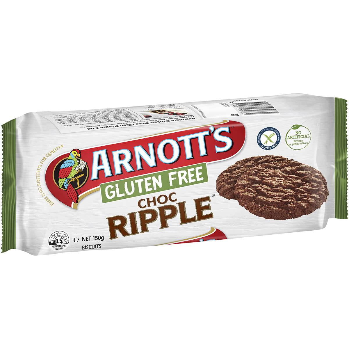 Arnotts Choc Ripple GF 150g