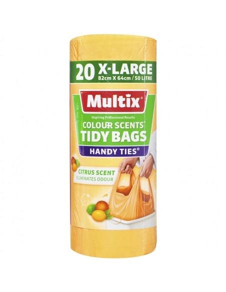 Multix Tidy Bags Citrus Scent X-Large 50L 20pk