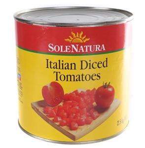 Sole Natura Italian Diced Tomatoes 2.55kg