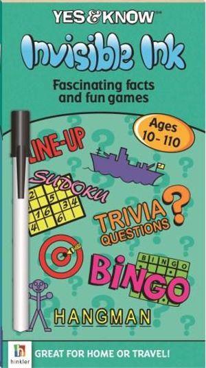 Yes & Know Invisible Ink Book Fascinating Facts and Fun Games Ages 8-88