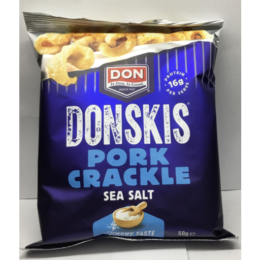 Don Donskis Pork Crackle Sea Salt 50g