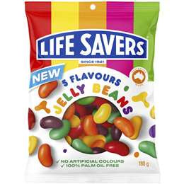 Life Savers Jelly Beans 5 Flavours 180g