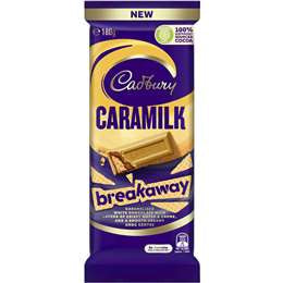 Cadbury  Caramilk Breakaway Block 180g