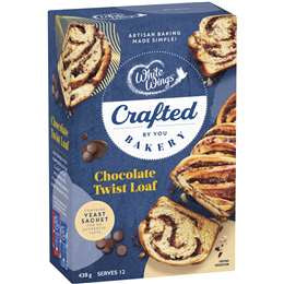 White Wings Chocolate Twist Loaf Mix 438g