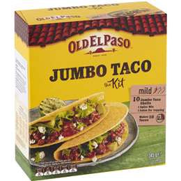 Old El Paso Jumbo Taco Kit 345g