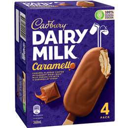 Cadbury Caramello Ice cream Stick 4pk