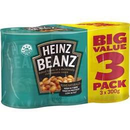 Heinz Beanz For Two 300g x 3pk