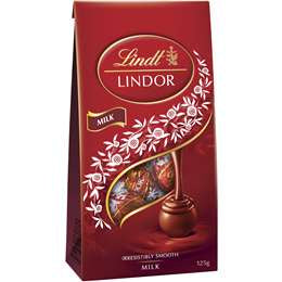 Lindt Lindor Milk Sharebag 125g