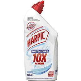 Harpic Toilet Cleaner White & Shine Fresh 450ml