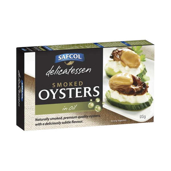 Safcol Oyster Smoked in Oil 85g