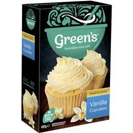 Greens Vanilla Cupcake Mix 490g