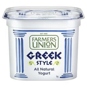 Farmers Union Greek Style Natural Yogurt 1kg