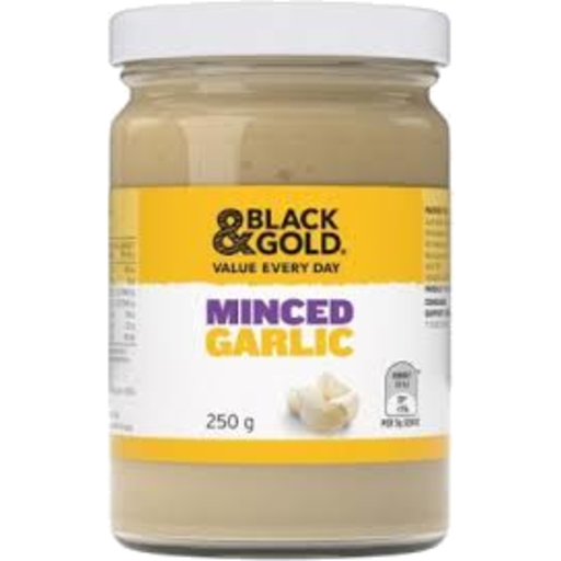 Black & Gold Minced Garlic 250g