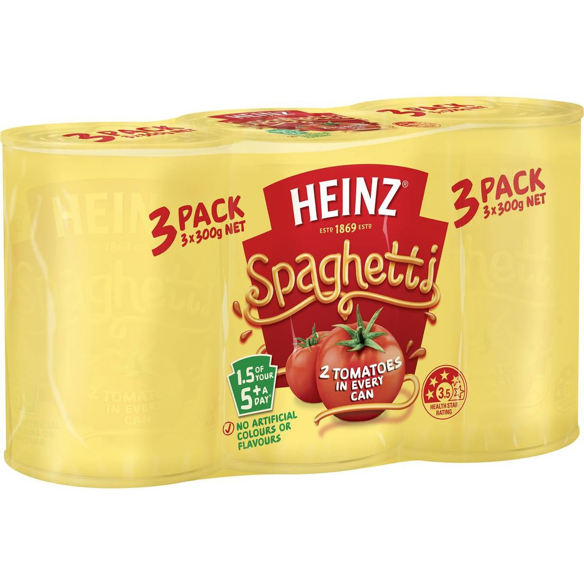Heinz Spaghetti For Two 300g x 3pk