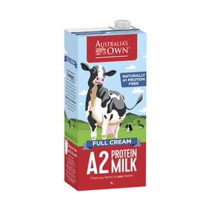 Australias Own Long Life Milk A2 Full Cream 1L