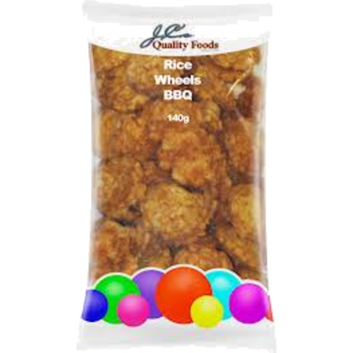 JCs Nuts BBQ Rice Wheels 140g