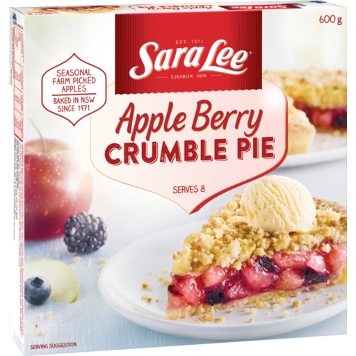 Sara Lee Apple Berry Crumble Pie 600g