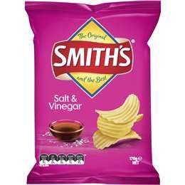 Smiths Chips Crinkle Cut Salt & Vinegar 170g