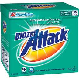 Biozet Attack Washing Powder 2kg