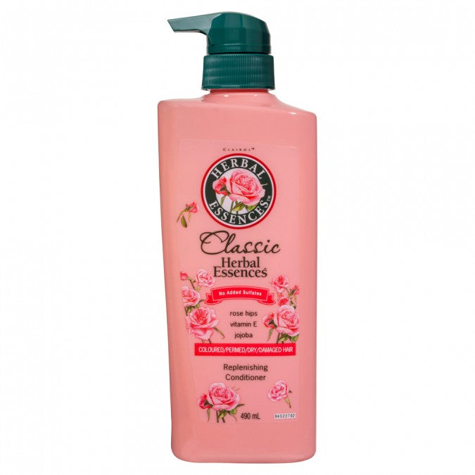 Herbal Essences Conditioner Classic Rose Hips Vitamin E Jojoba Dry Damaged Hair 490ml